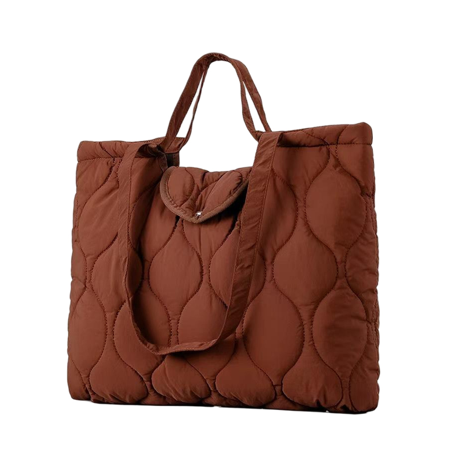 Red tote bag