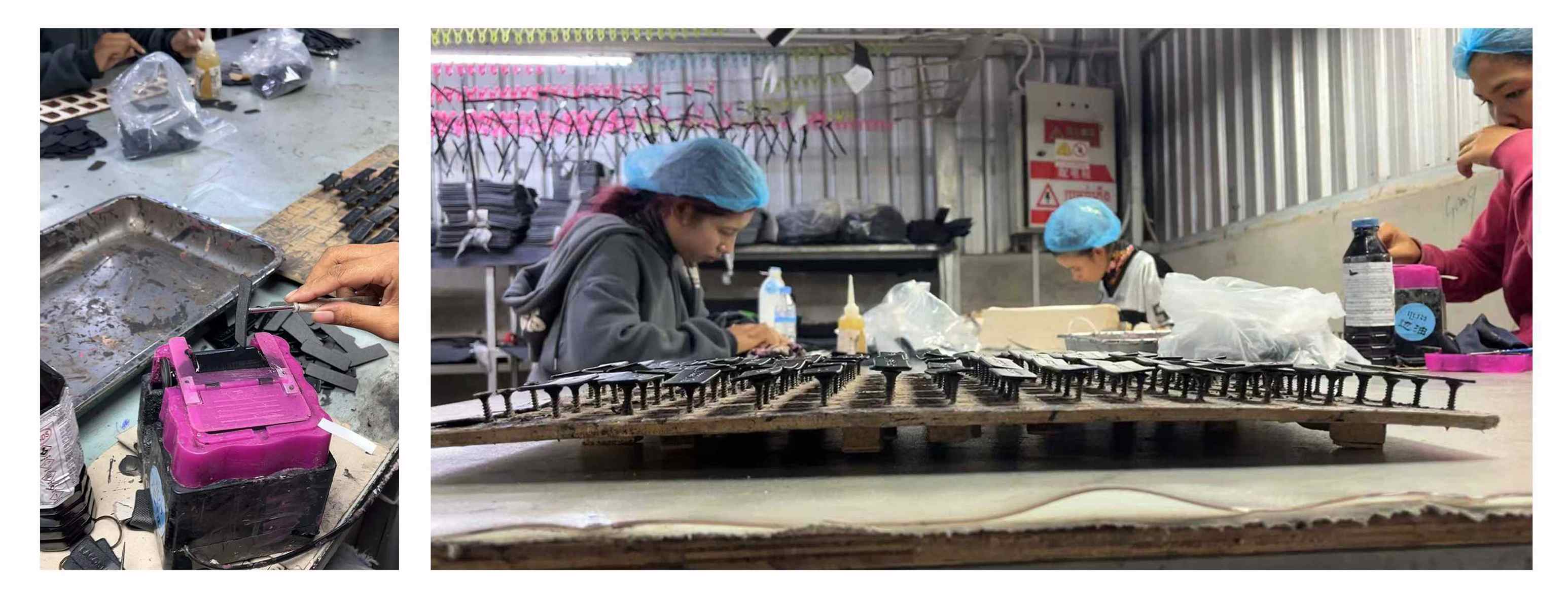 Edge Painting On Leather Labels