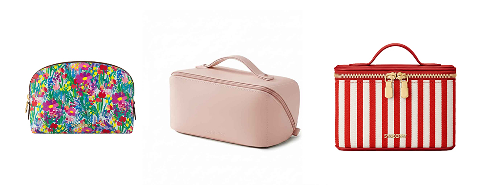 Picture display of three sizes of makeup bags