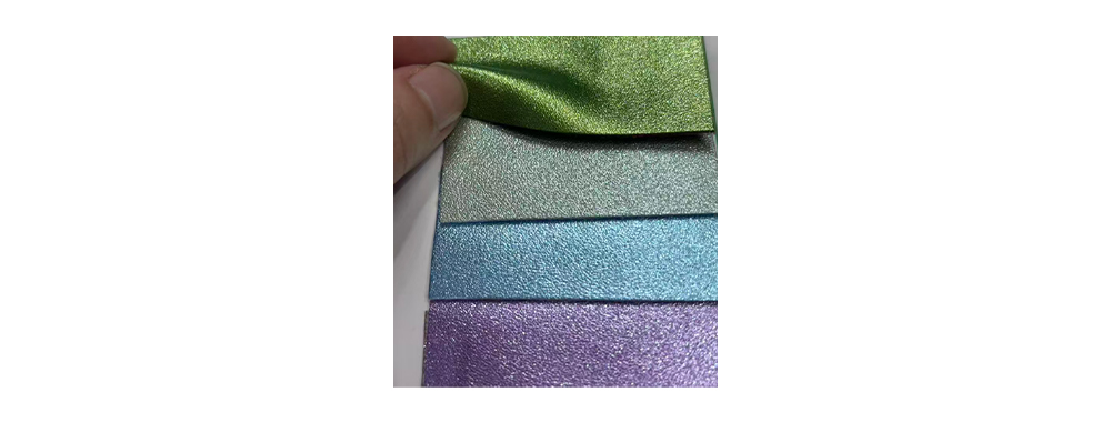 The picture shows pearl PU leather